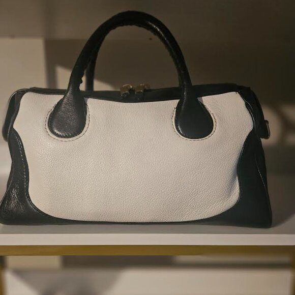 J. Crew Leather Tote (original black strap included) - Picture 1 of 6